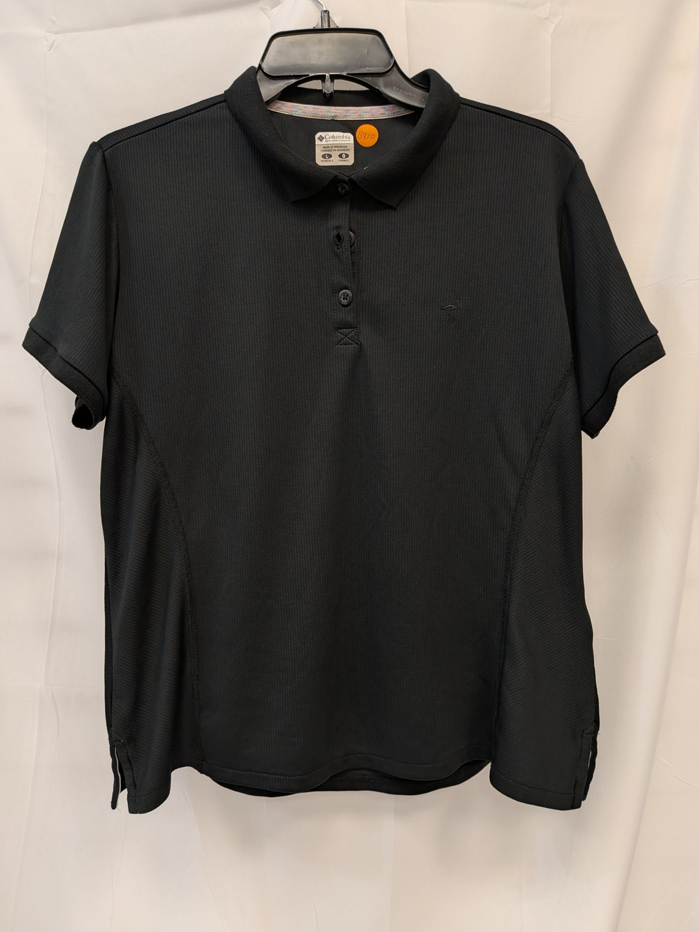 Columbia Women’s Black Short-Sleeve Polo